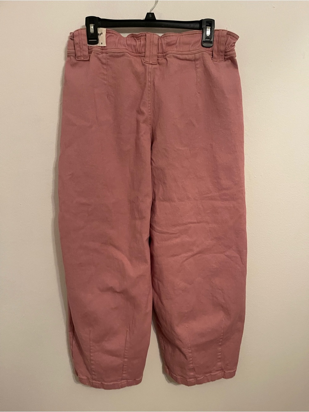 Pink Drawstring Wide-Leg Pants - Picture 6 of 16